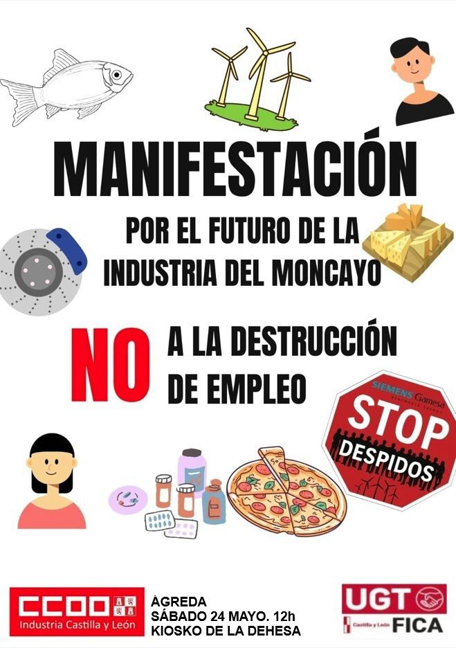El Moncayo defiende su empleo: manifestaci&oacute;n para el s&aacute;bado 24 en &Aacute;greda | Imagen 1