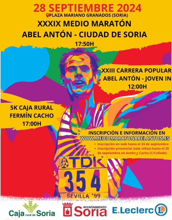 Las inscripciones para la Media Marat&oacute;n Abel Ant&oacute;n y la 5K Ferm&iacute;n Cacho, hasta el 24 | Imagen 1