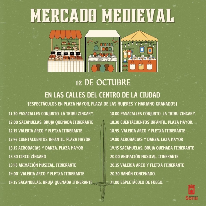 As&iacute; ser&aacute;, a partir de este jueves, el Mercado Medieval de Soria | Imagen 1