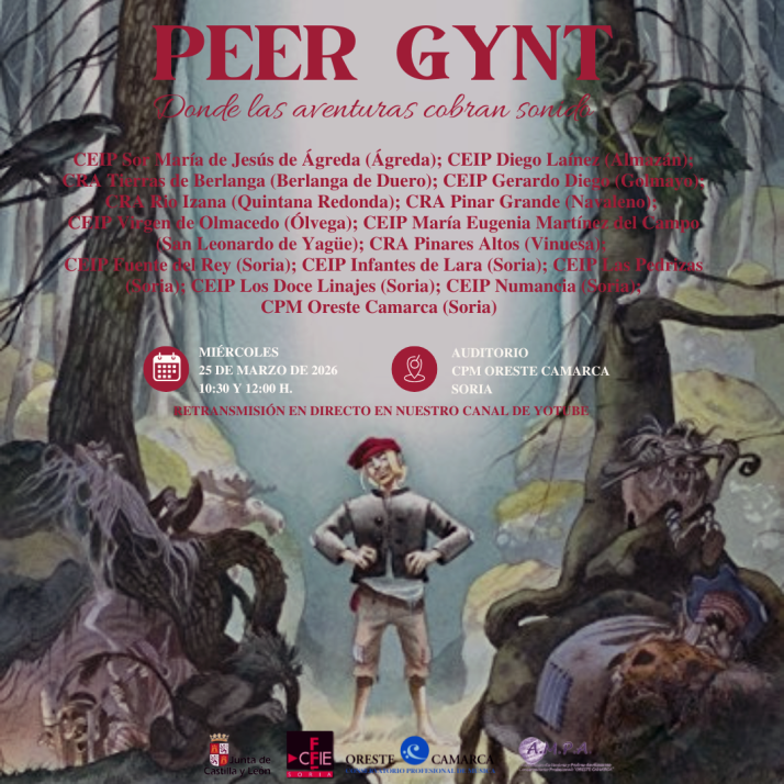 M&aacute;s de 500 escolares sorianos interpretan este mi&eacute;rcoles la obra 'Peer Gynt' | Imagen 1