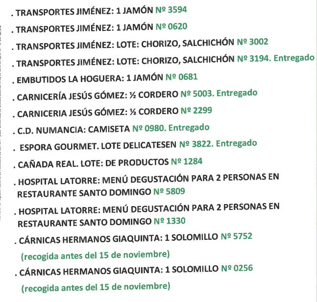La AECC de Soria publica los n&uacute;meros del sorteo del Camino contra el C&aacute;ncer | Imagen 1