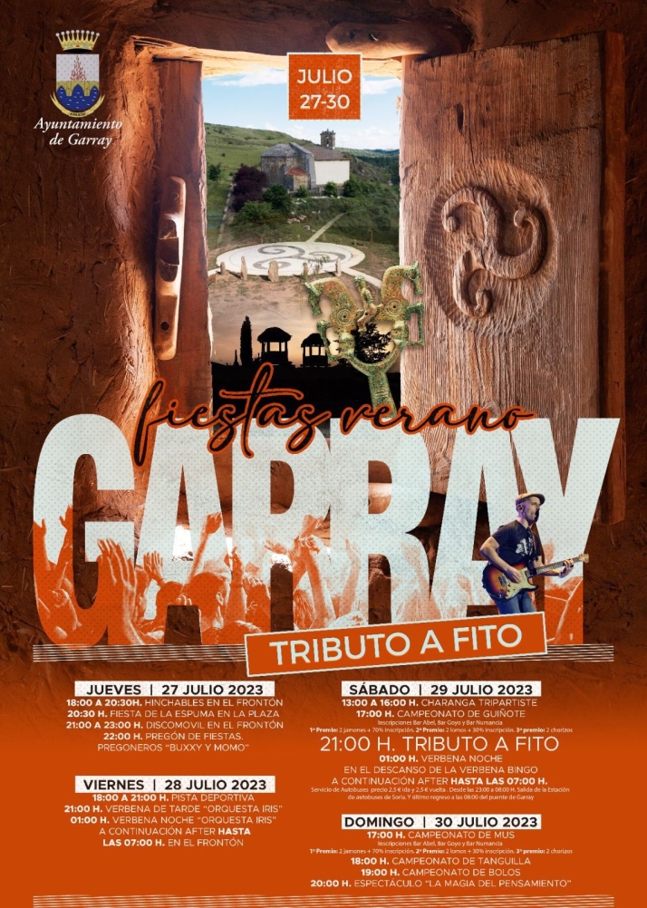 Garray celebra sus Fiestas de Verano con un programa lleno de actividades y un Tributo a Fito | Imagen 1