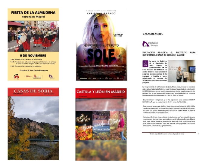 Programa sociocultural para octubre y noviembre de la Casa de Soria en Madrid | Imagen 5