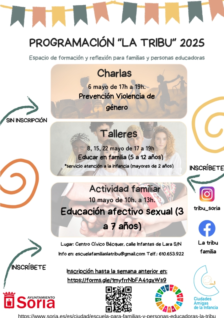 Toda la programación de 'La Tribu' 2025 en Soria: charlas, talleres y actividades familiares en mayo | Imagen 1