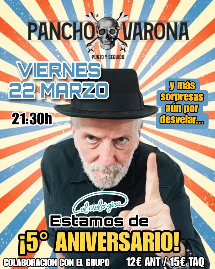 Pancho Varona, este viernes en el Cielo Gira | Imagen 1