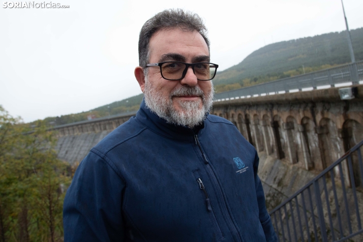 La presa de Soria y el embalse de la Cuerda del Pozo. Fotos: María Ferrer. 