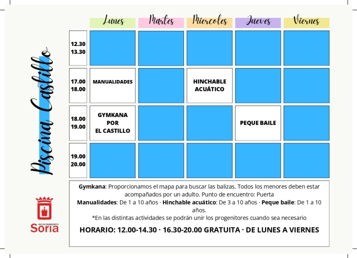 Las piscinas descubiertas de Soria reciben m&aacute;s de 15.000 accesos durante julio | Imagen 1