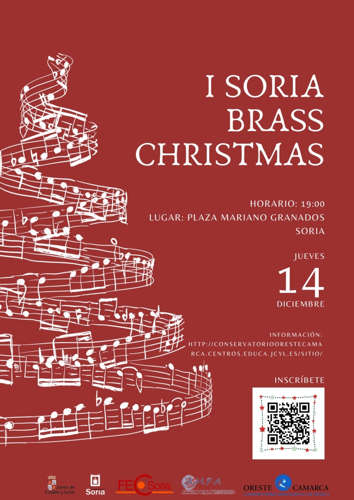 El Conservatorio de M&uacute;sica organiza el 'I Soria Brass Christmas' en la capital | Imagen 1