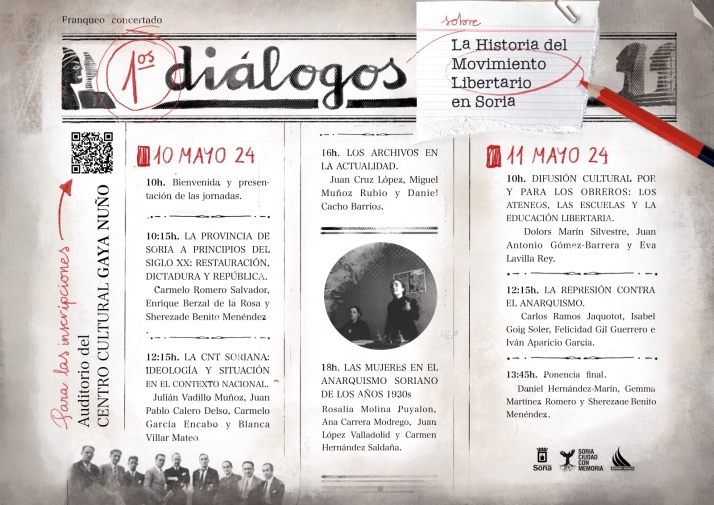 Recuerdo y Dignidad anuncia un congreso sobre historia del anarquismo en Soria | Imagen 1