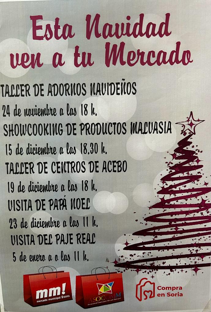 El esp&iacute;ritu navide&ntilde;o llega al Mercado: Show cooking, Papa Noel y un paje real | Imagen 1