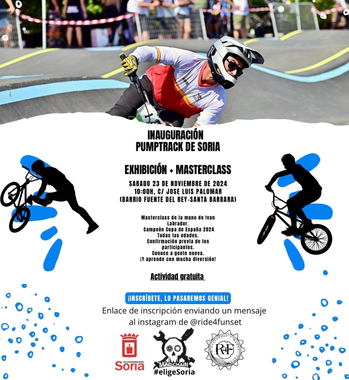 Este s&aacute;bado, exhibici&oacute;n en el nuevo pump track de Santa B&aacute;rbara | Imagen 1