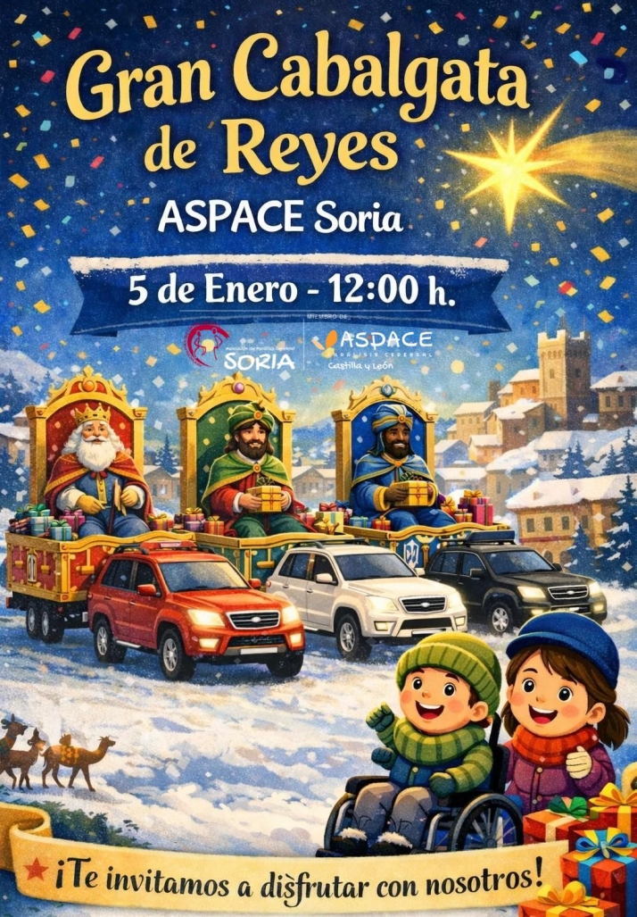 Los Reyes Magos mantienen su fidelidad con ASPACE Soria y visitar&aacute;n el centro antes de la gran cabalgata | Imagen 1