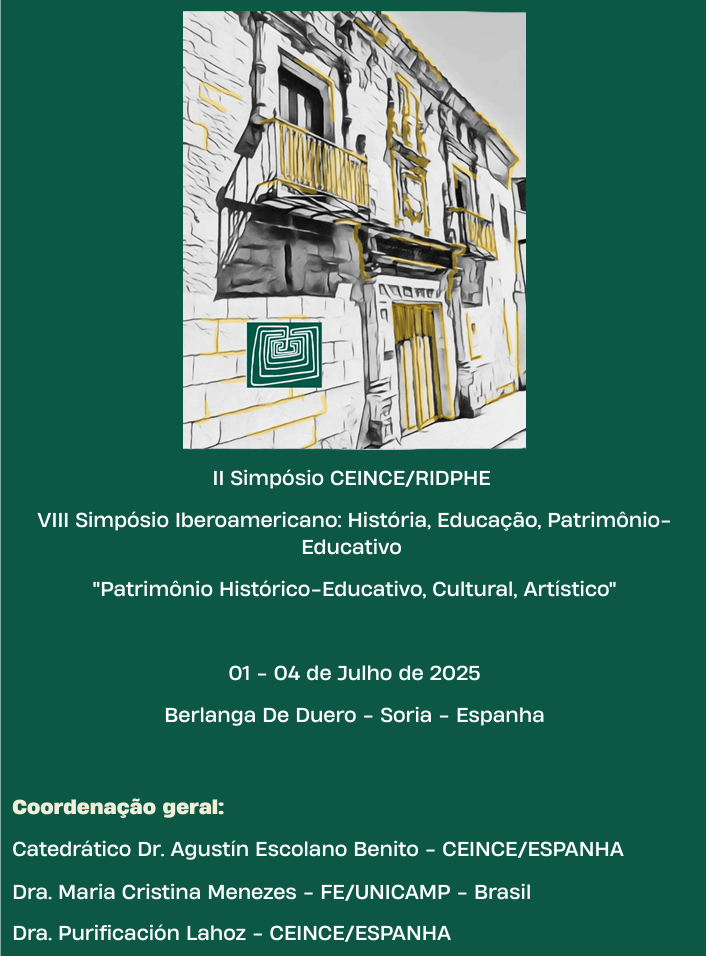 Berlanga acoge en julio el II Simposio CEINCE/RIDPHE y VIII Simposio Iberoamericano: Historia, Educación y Patrimonio Educativo | Imagen 1