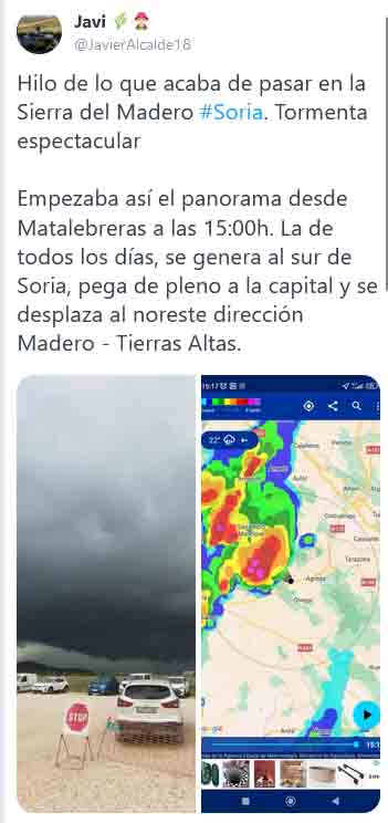 CR&Oacute;NICA Y FOTOS | As&iacute; han descrito las redes la fuerte tormenta del Madero | Imagen 1