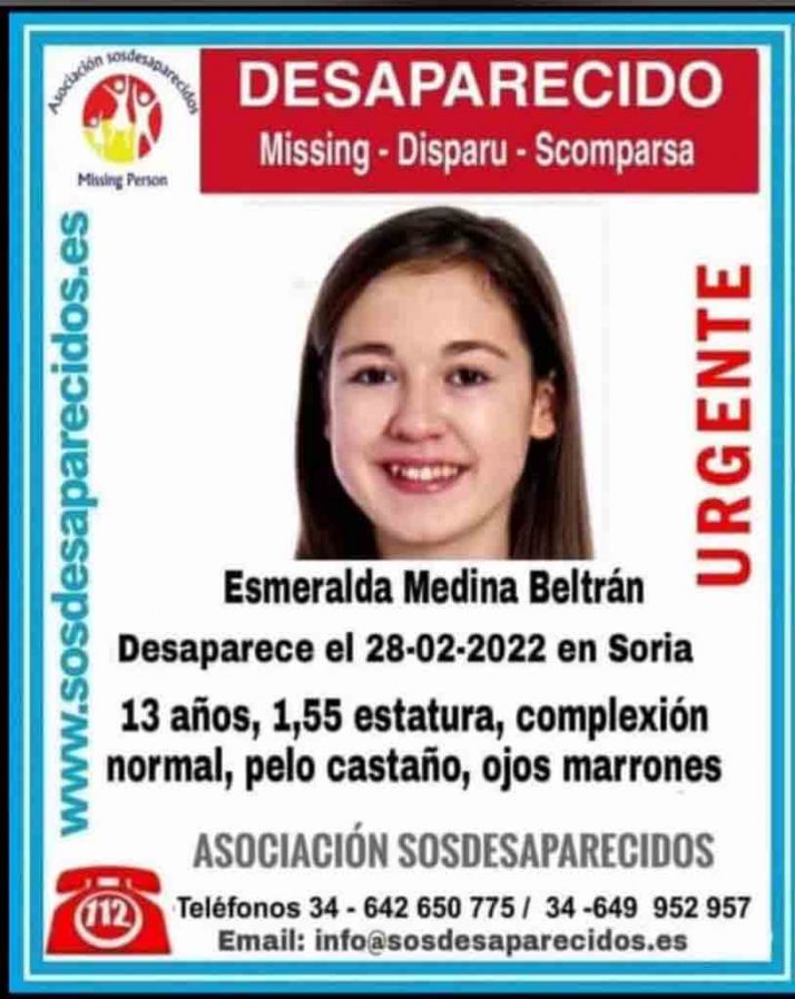 Buscan a una menor desaparecida en Soria el d&iacute;a 28 | Imagen 1