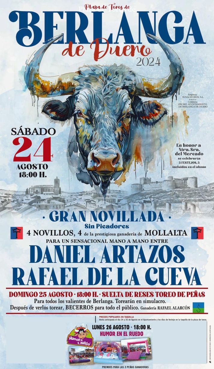 As&iacute; ser&aacute; la feria taurina en Berlanga de Duero | Imagen 1