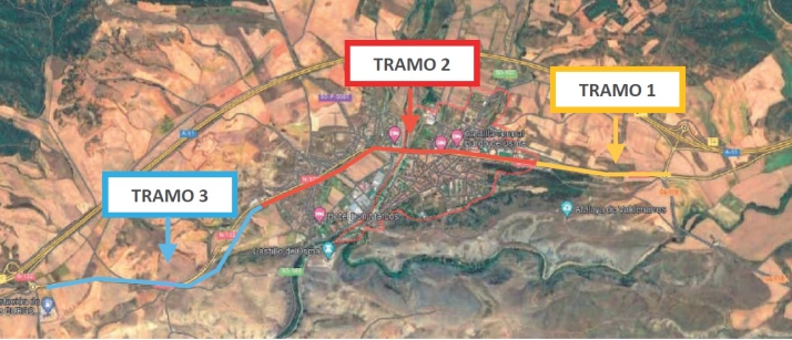 Carreteras rehabilitar&aacute; integralmente la traves&iacute;a de la N-122 en El Burgo | Imagen 1