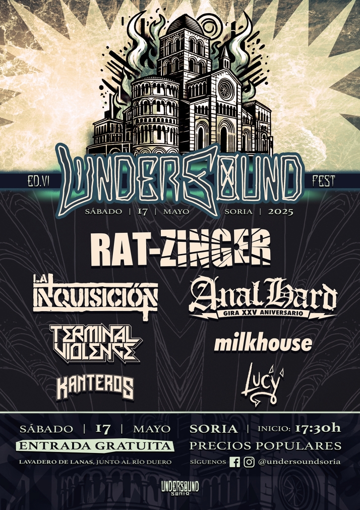 Rat-Zinger, La Inquisición o Milkhouse formarán parte del cartel del VI Undersound Fest | Imagen 1