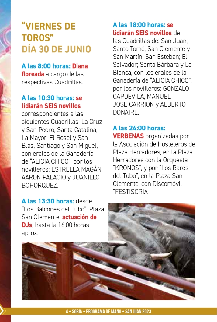 Programa oficial Fiestas de San Juan de Soria 2023: Todos los horarios y eventos | Imagen 3