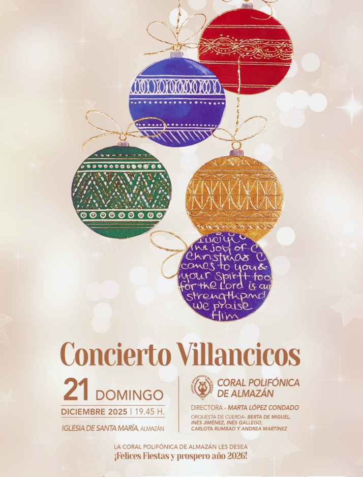 La Coral Polifónica de Almazán ofrece este domingo su tradicional concierto de villancicos | Imagen 1