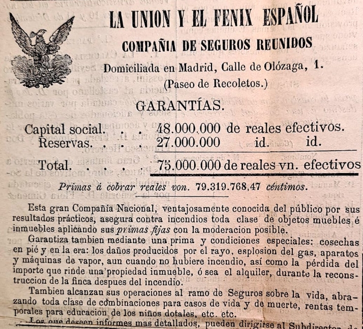 &iquest;Qu&eacute; se anunciaba en los peri&oacute;dicos de Soria en 1882? | Imagen 1
