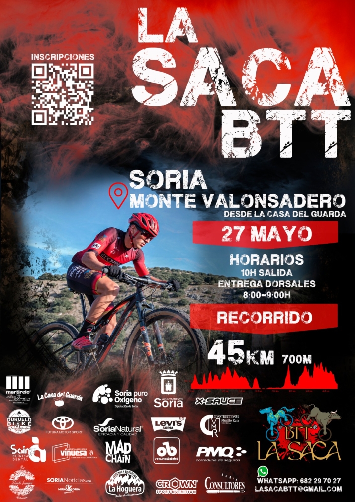 De correr delante de los toros a coger las bicicletas: La I BTT &lsquo;La Saca&rsquo; llega a Soria | Imagen 1