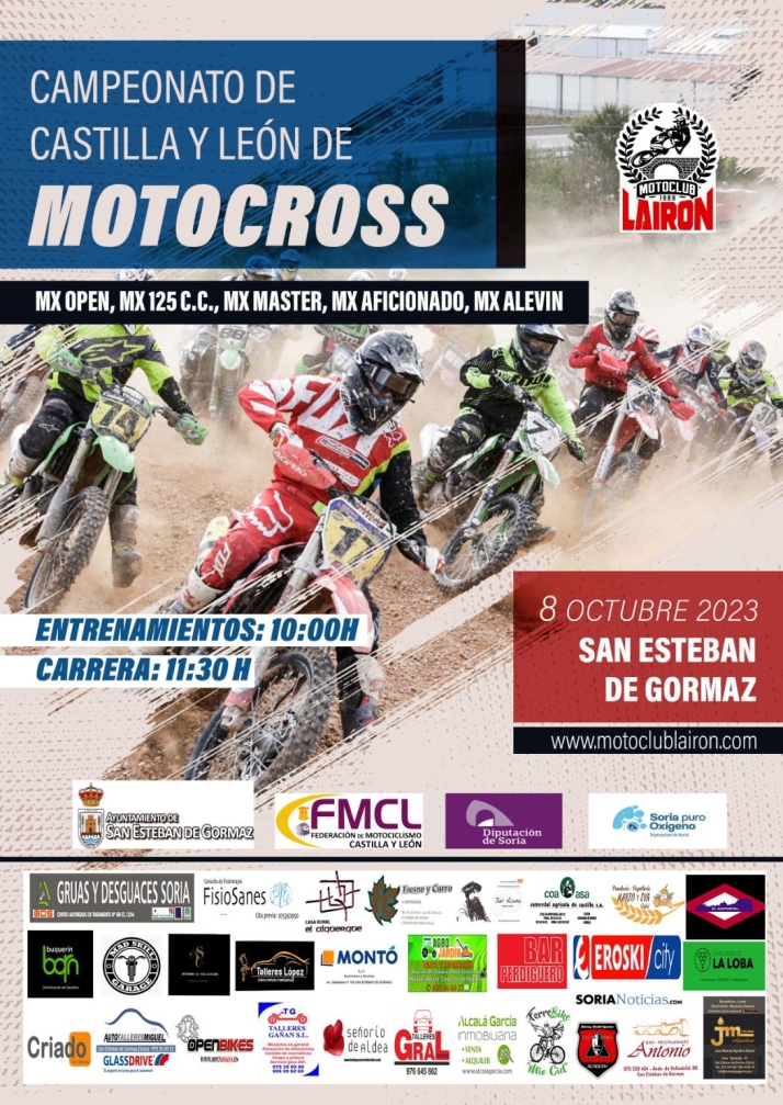 El Campeonato de Castilla y Le&oacute;n de Motocross aterriza en San Esteban de Gormaz | Imagen 1