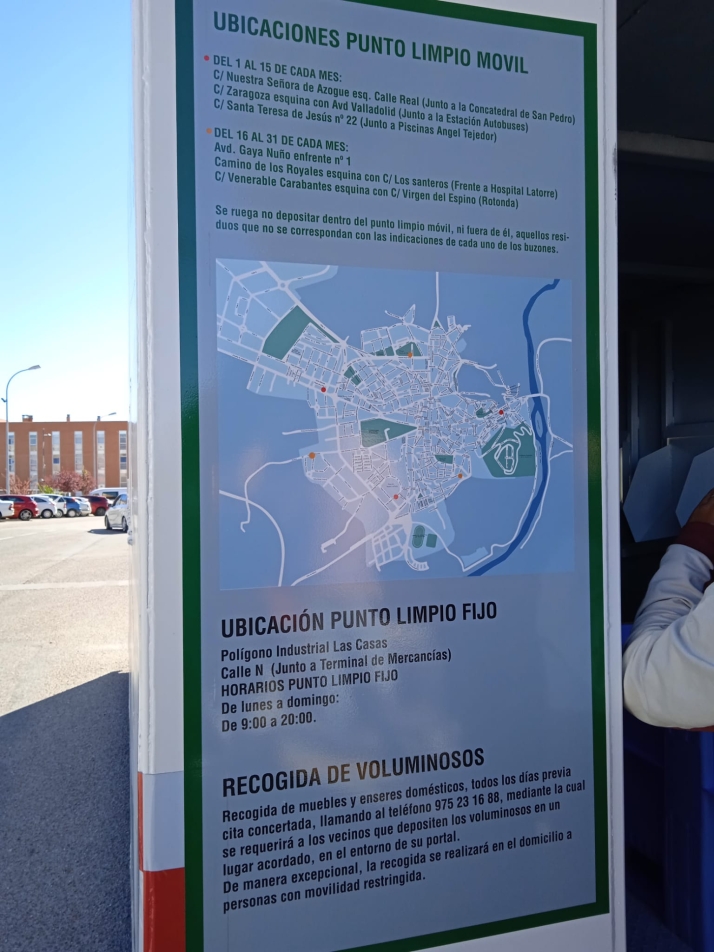 Soria incorpora un nuevo punto limpio m&oacute;vil en la ciudad | Imagen 1