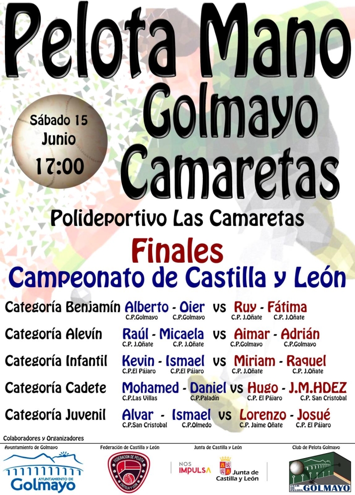 El polideportivo Las Camaretas acoger&aacute; las finales del Campeonato de Castilla y Le&oacute;n de pelota mano | Imagen 1