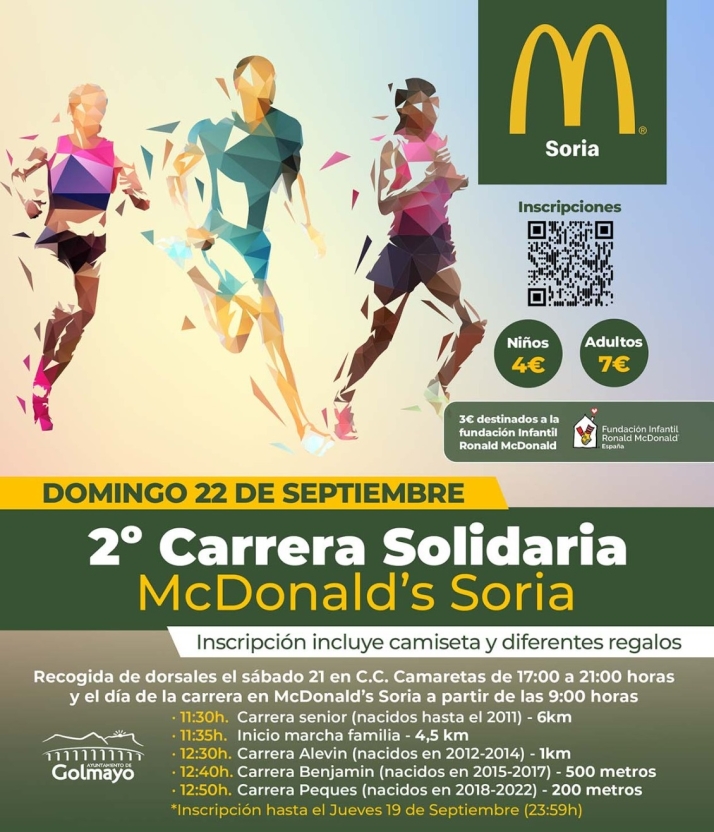 McDonals vuelve a citar a los corredores m&aacute;s solidarios en Golmayo | Imagen 1