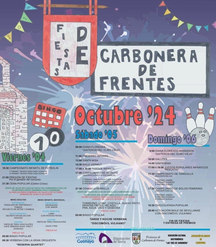 Carbonera de Frentes est&aacute; listo para disfrutar de sus fiestas | Imagen 1