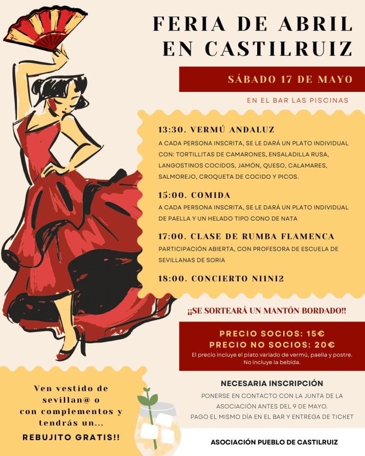 Castilruiz bailar&aacute; a ritmo de sevillana con su Feria de Abril | Imagen 1