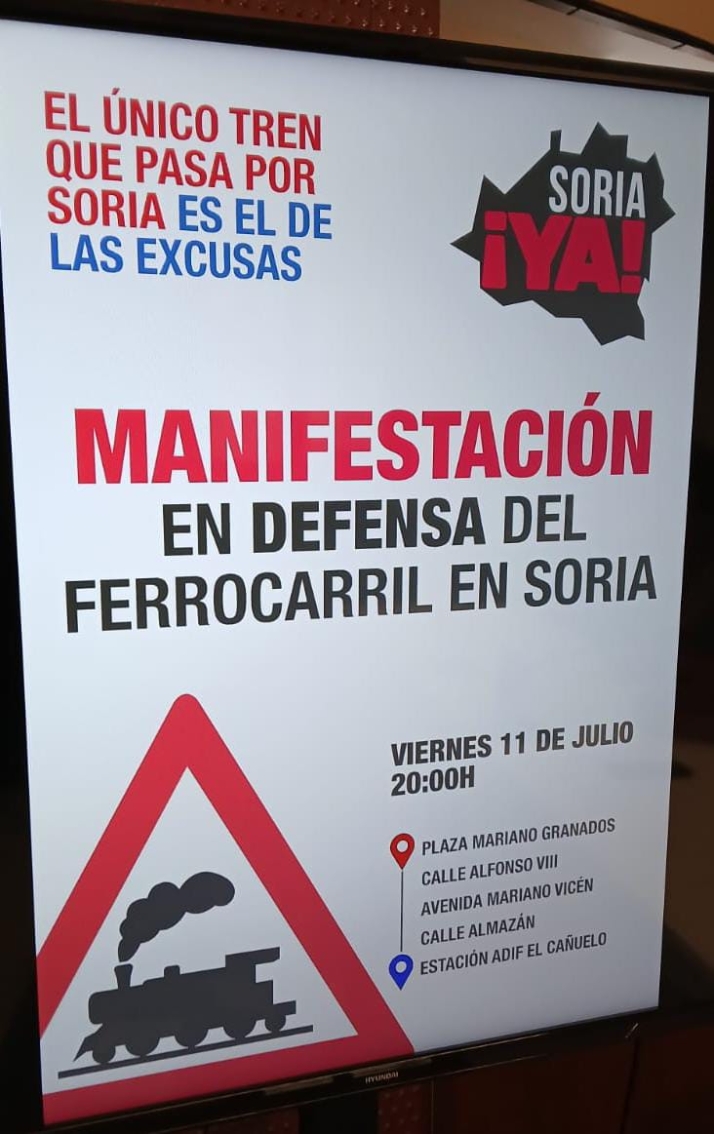 Soria ¡Ya! convoca una manifestación por el ferrocarril el viernes 11 de julio en Soria | Imagen 1