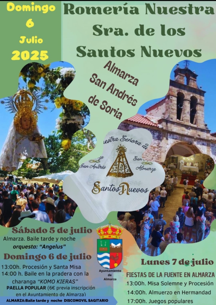 Almarza celebra su romer&iacute;a de los Santos Nuevos y la fiesta de la Fuente: programa completo | Imagen 1