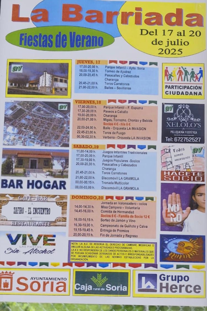 La Barriada se prepara para sus fiestas de verano: Verbenas, charangas, toros de fuego o parques infantiles | Imagen 1