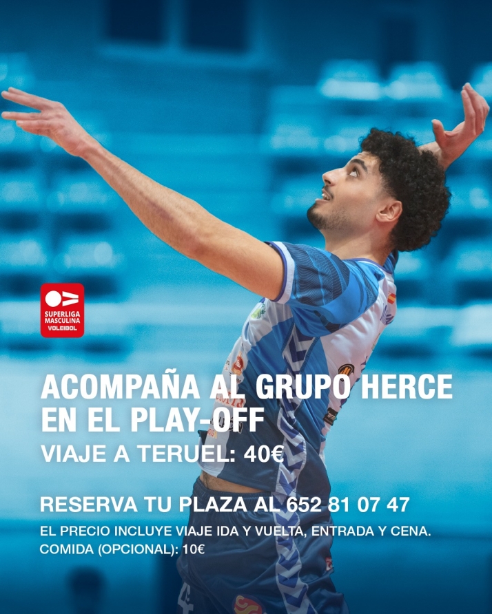 El Grupo Herce organiza viaje a Teruel para animar a los suyos en el primer partido de play off | Imagen 1
