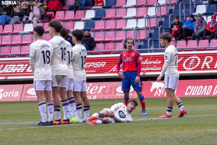 Numancia vs Real Valladolid Promesas./ Viksar Fotografía