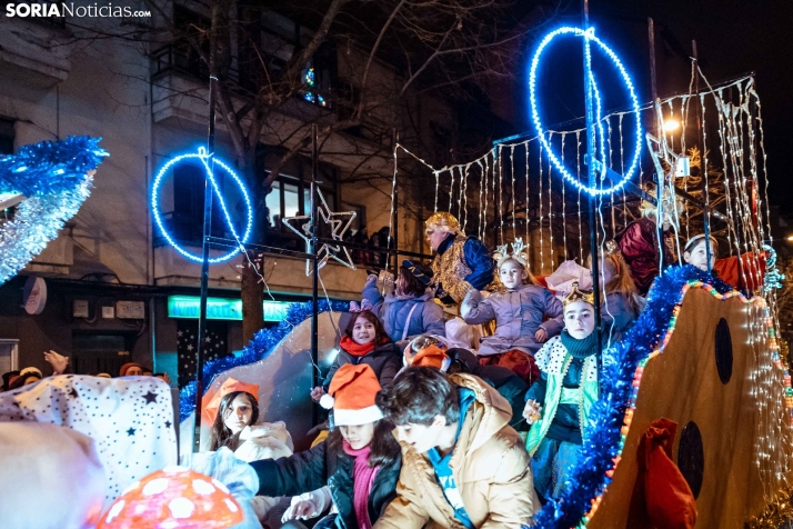 Los Reyes Magos en Soria 2025./ Viksar Fotografía