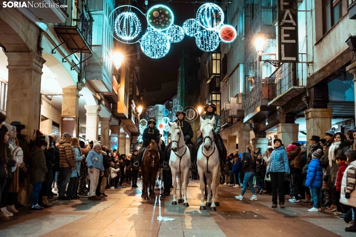 Los Reyes Magos en Soria 2025./ Viksar Fotografía