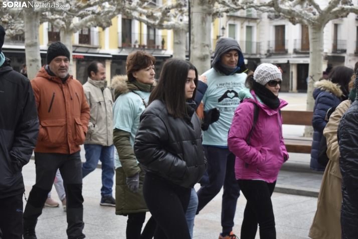 Marcha contra el cáncer en El Burgo 2024.