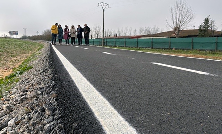 Visita al carril bici en Zamora. /Jta.