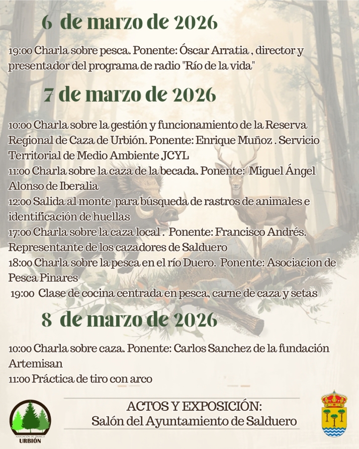 Salduero estrena las primeras jornadas dedicadas a la gesti&oacute;n cineg&eacute;tica y fluvial  | Imagen 1