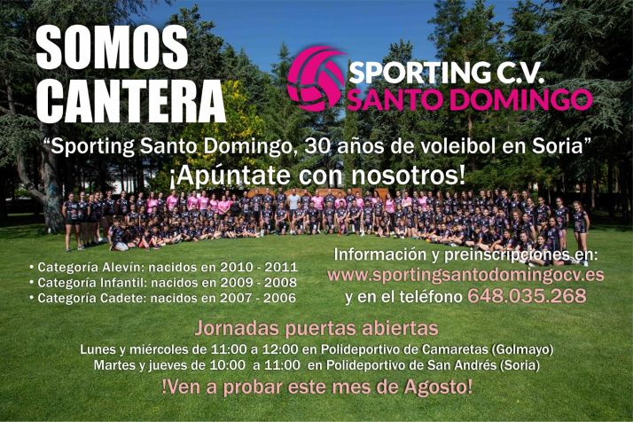 El Sporting Santo Domingo CV pretende hacer m&aacute;s grande su cantera con un mes de puertas abiertas | Imagen 1