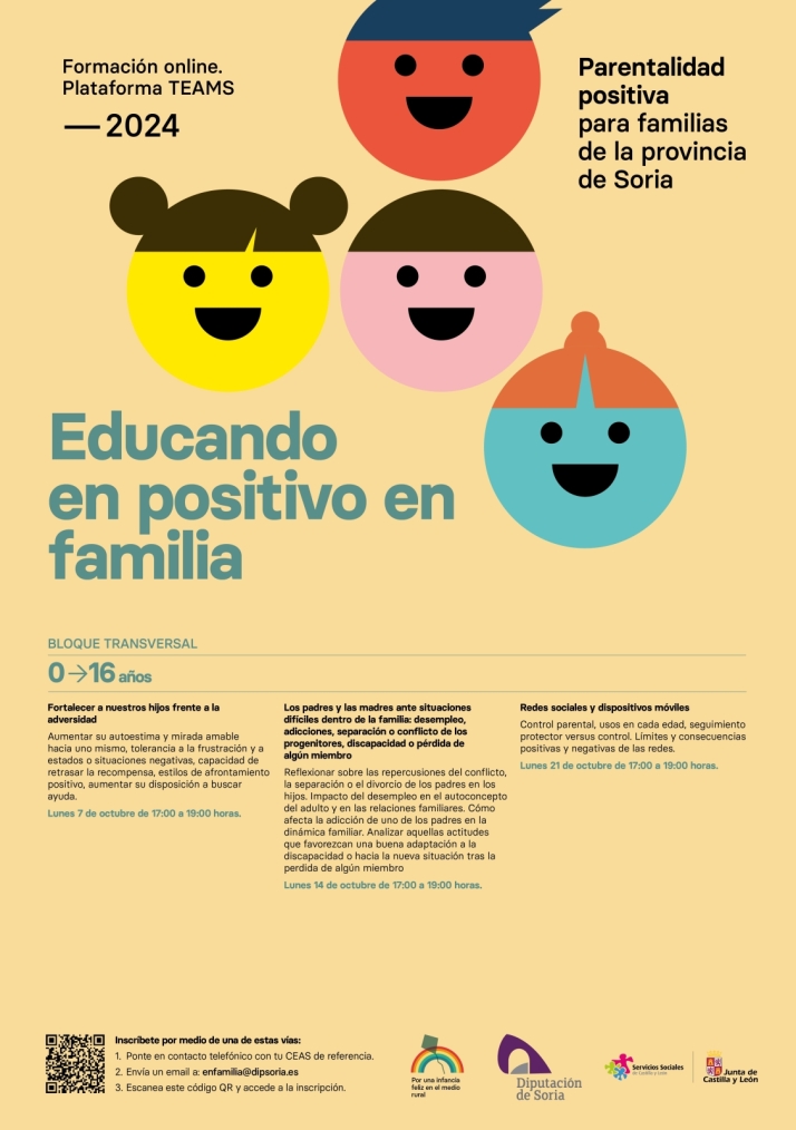 Diputaci&oacute;n lanza una nueva edici&oacute;n de talleres para fomentar la educaci&oacute;n y el crecimiento en familia | Imagen 1