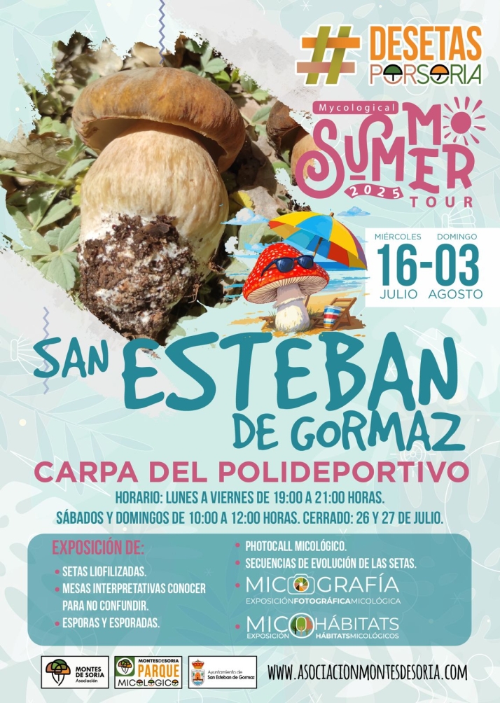 Los grandes recursos expositivos del Parque Micol&oacute;gico m&aacute;s grande de Espa&ntilde;a llegan a San Esteban este mi&eacute;rcoles  | Imagen 1