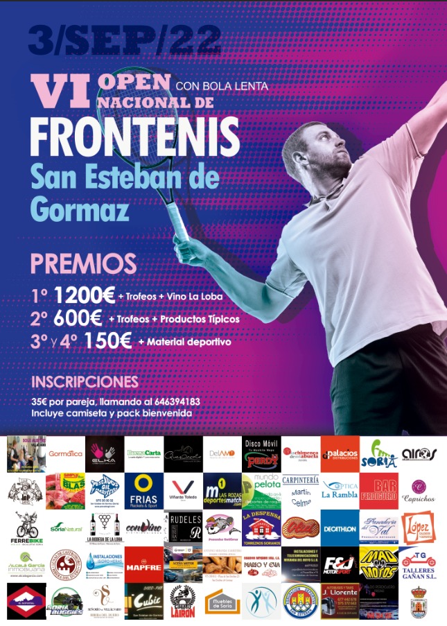 El Open de Frontenis de San Esteban regresa con 3.000&amp;euro; en premios y m&aacute;s partidos que nunca | Imagen 1