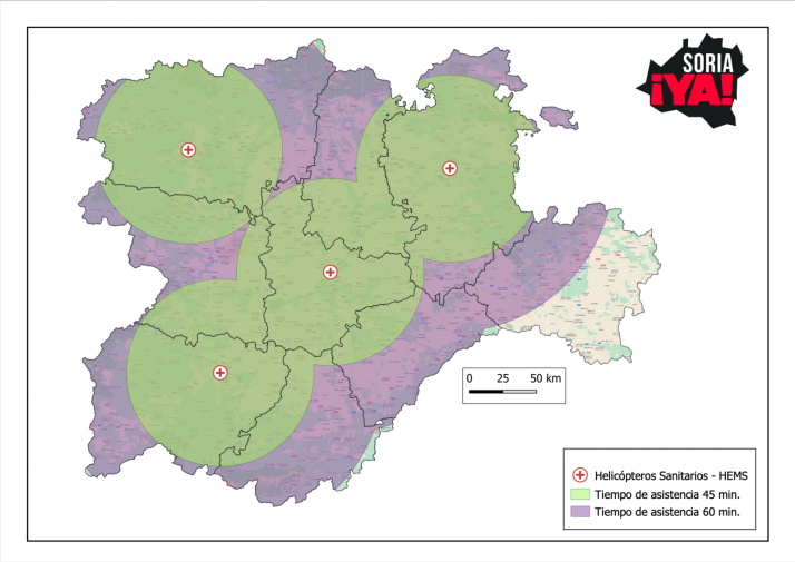 Soria&iexcl;YA! pedir&aacute; a la Junta un helic&oacute;ptero medicalizado con base en San Esteban de Gormaz | Imagen 1