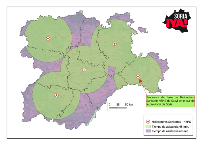 Soria&iexcl;YA! pedir&aacute; a la Junta un helic&oacute;ptero medicalizado con base en San Esteban de Gormaz | Imagen 2