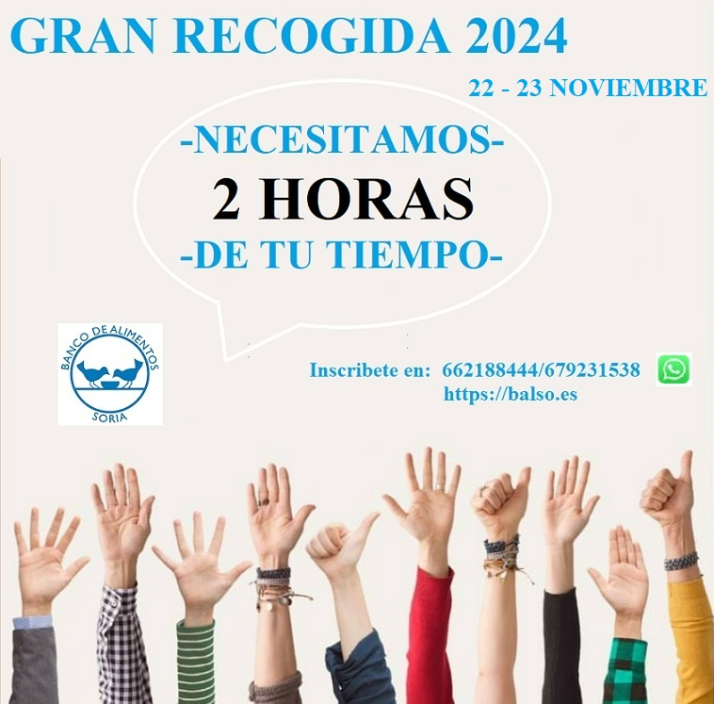 La Gran Recogida de Alimentos se celebrar&aacute; los d&iacute;as 22 y 23 de noviembre | Imagen 1