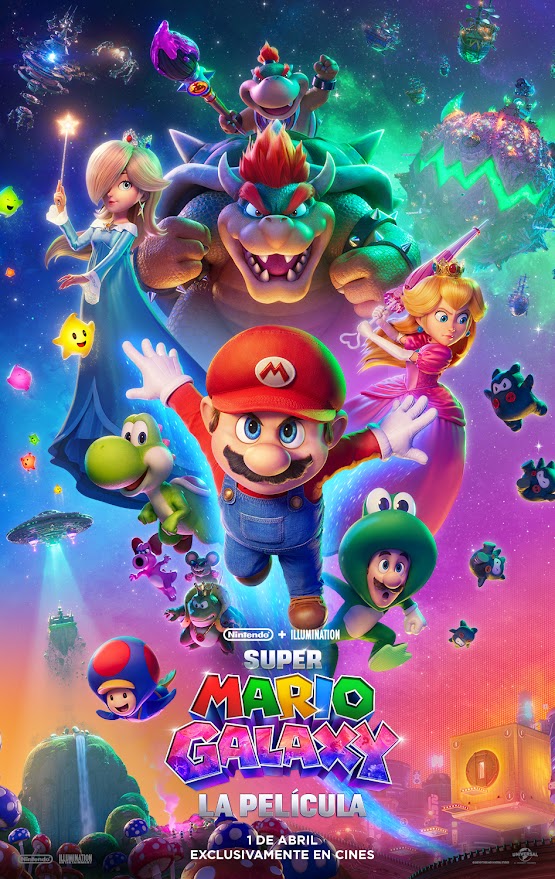 Cartel:  Super Mario Galaxy: La película